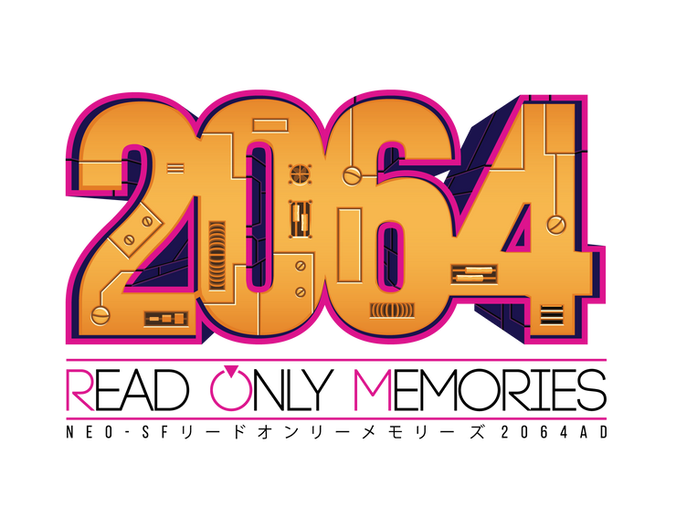 The logo for "2064: Read Only Memories". Image provided by its press kit.