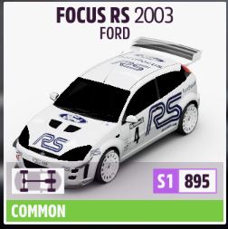 A Ford Focus RS.